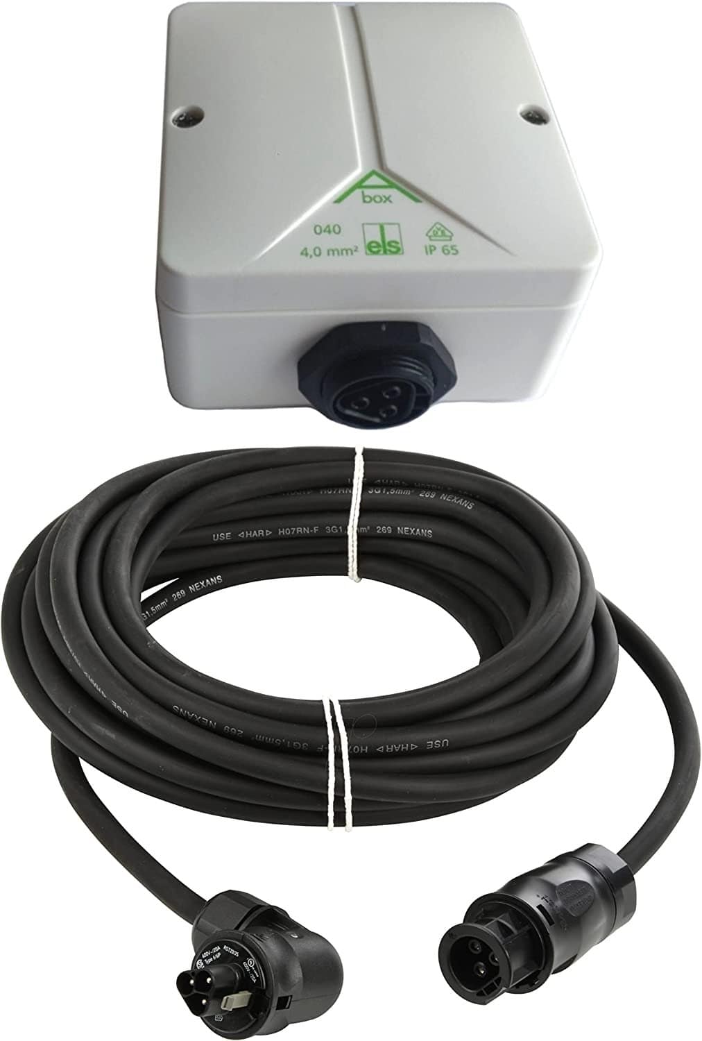 Balkonkraftwerk Wieland Steckdose Einspeisesteckdose für Deye Hoymiles Wechselrichter (5m Kabel, mit 90º Stecker) – Bild 8