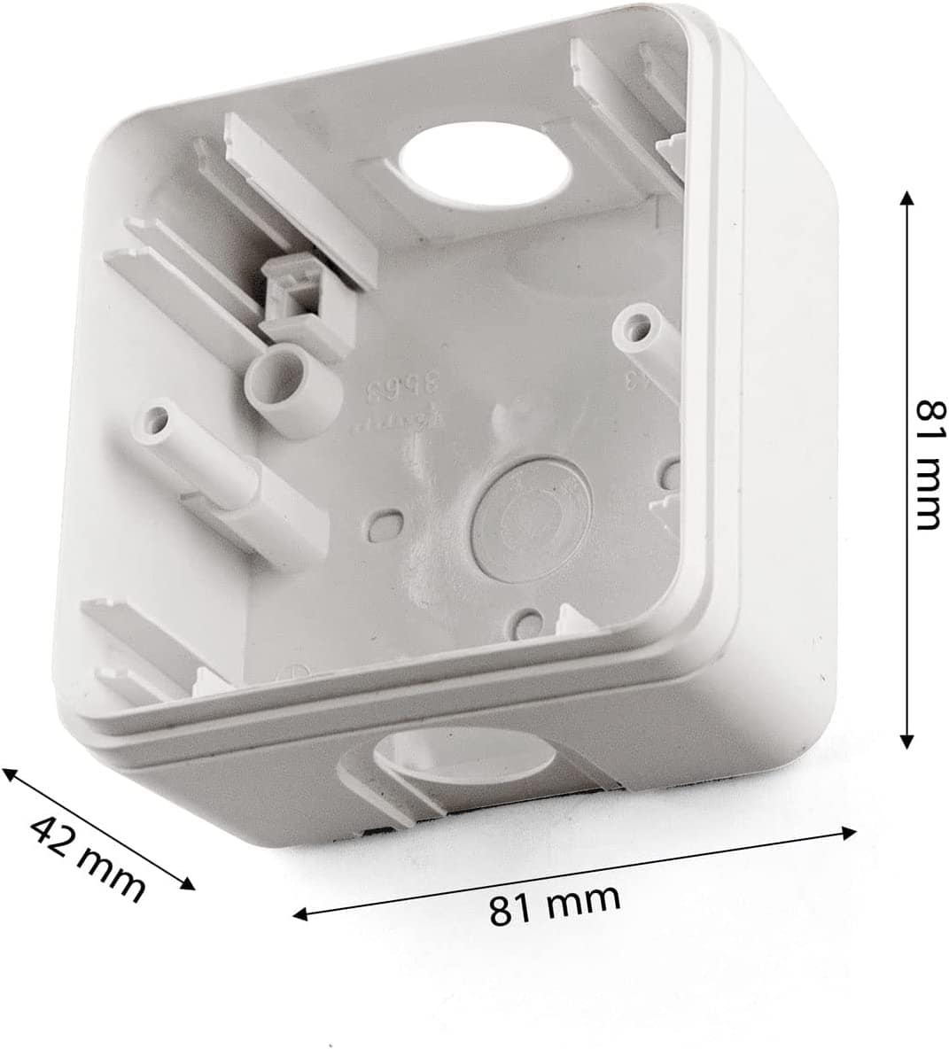 Balkonkraftwerk Wieland Steckdose Einspeisesteckdose für Deye Hoymiles Wechselrichter (5m Kabel, Wieland Gesis Aufputz mit 90º Stecker) – Bild 3