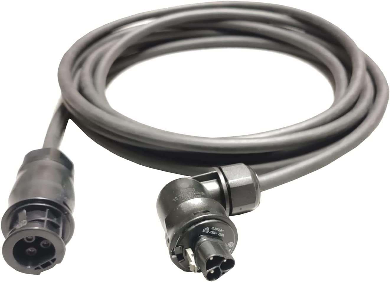 Balkonkraftwerk Wieland Steckdose Einspeisesteckdose für Deye Hoymiles Wechselrichter (5m Kabel, Wieland Gesis Aufputz mit 90º Stecker) – Bild 7