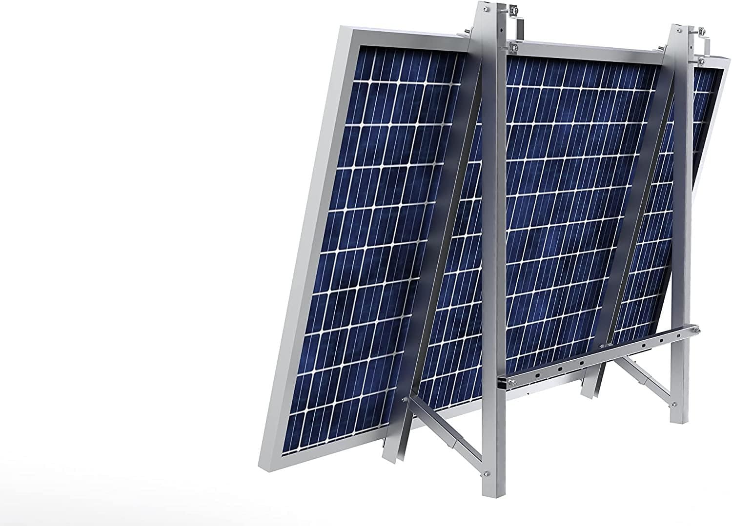 Balkonkraftwerk Halterung für rechteckige Balkon Geländer 2-set – Bild 2