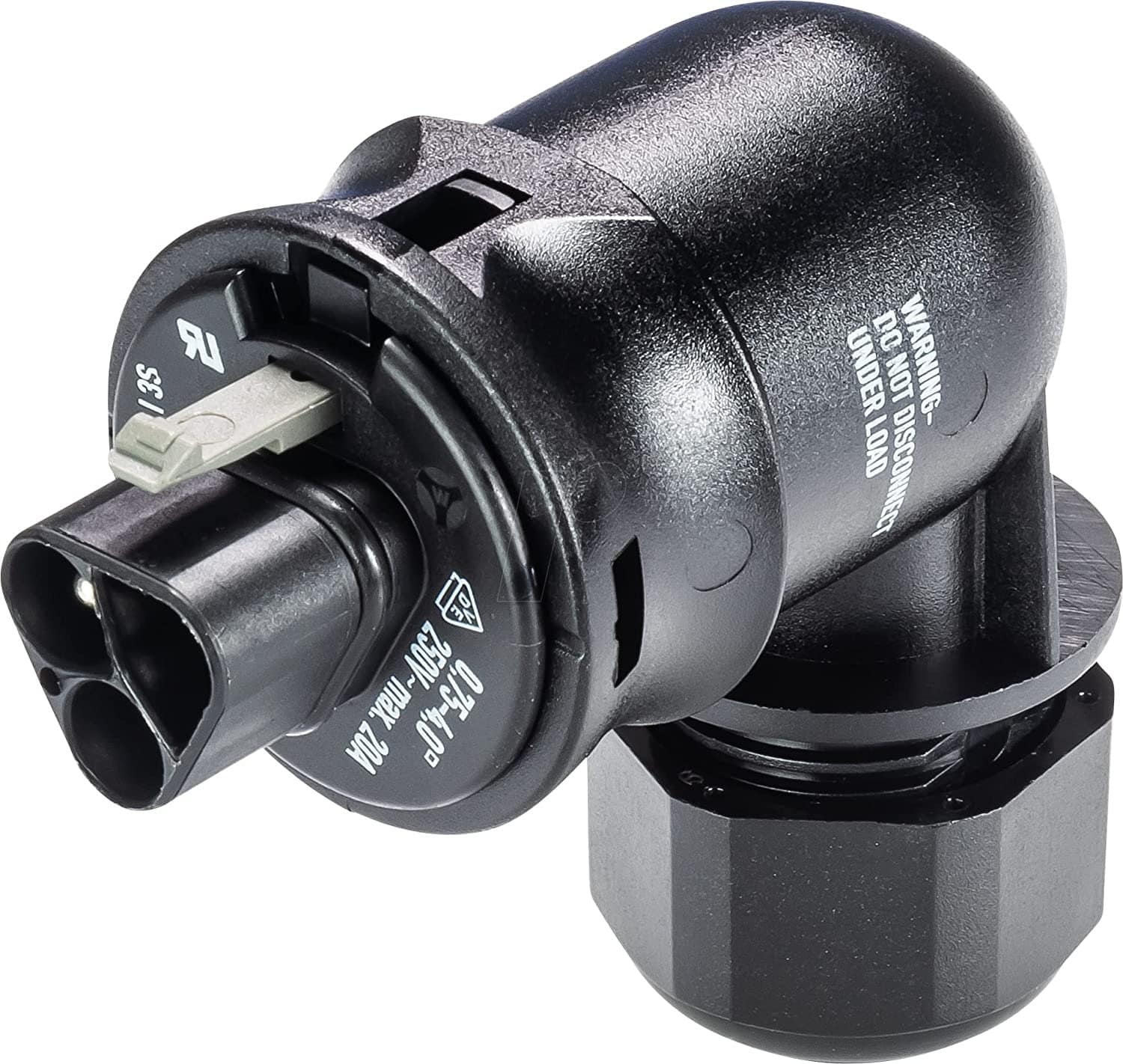 Balkonkraftwerk Wieland Steckdose Einspeisesteckdose für Deye Hoymiles Wechselrichter (5m Kabel, mit 90º Stecker) – Bild 7