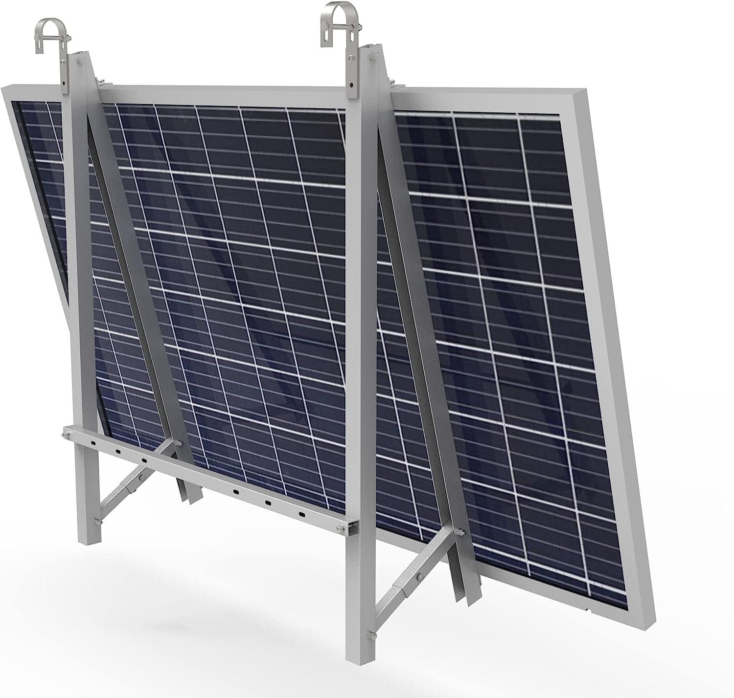 Aufständerung von Solarmodulen für Balkongeländer Returen – Bild 1