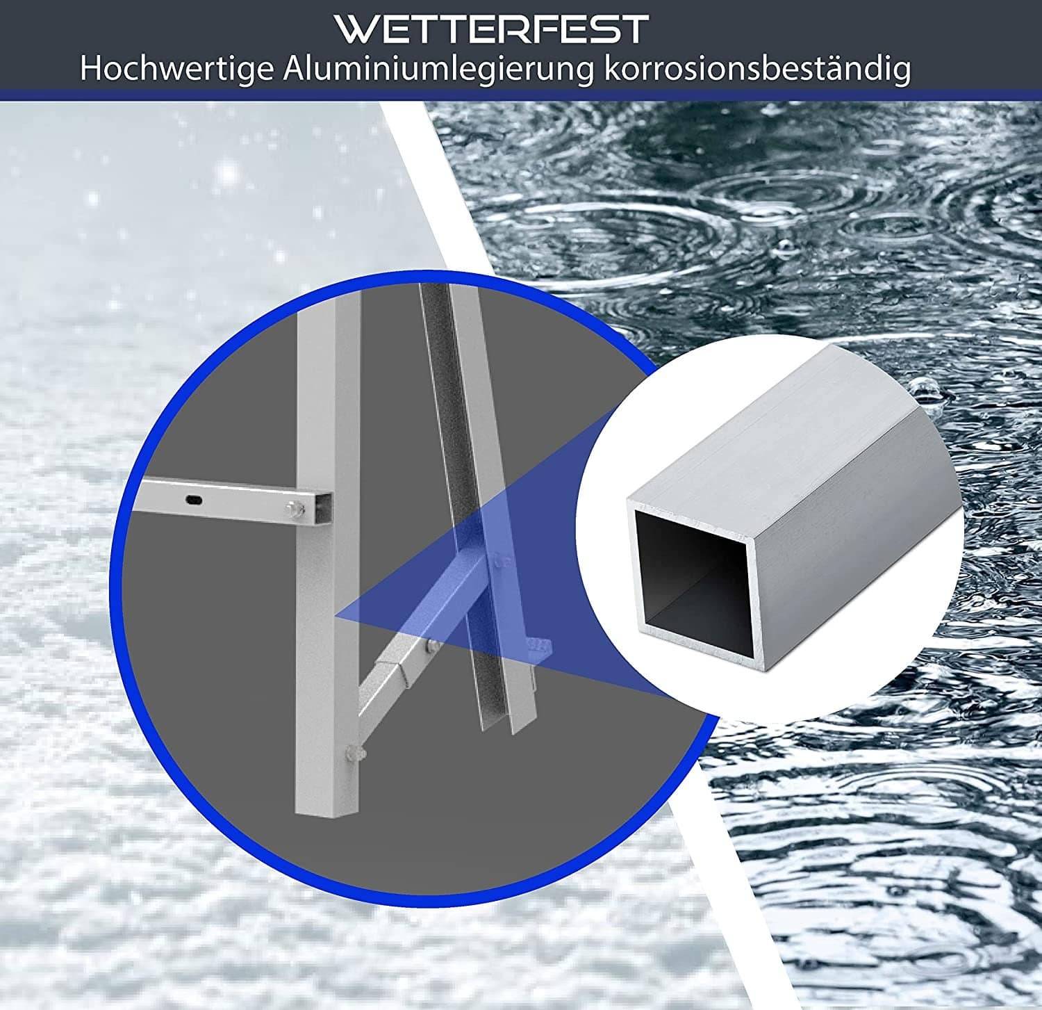 Balkonkraftwerk 870Wp Jinko Solar / 800 W Hoymiles ‪für Flachdach mit Ballastierung – Bild 8