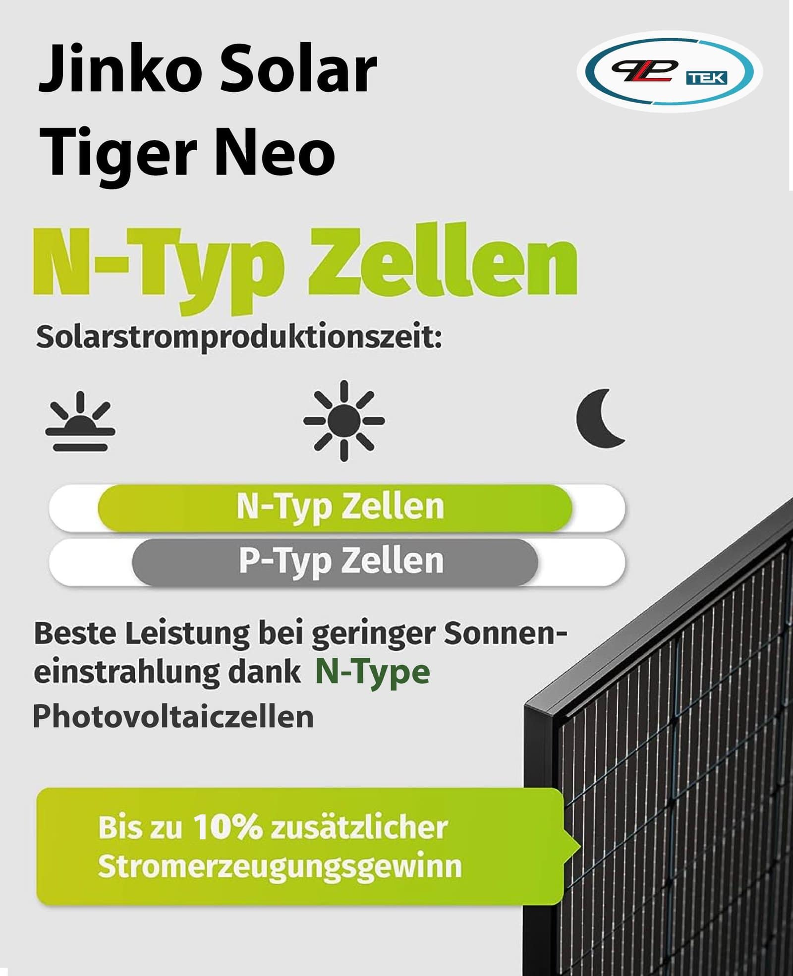 Balkonkraftwerk 870Wp Jinko Solar / 800 W Hoymiles ‪für Flachdach mit Ballastierung – Bild 2