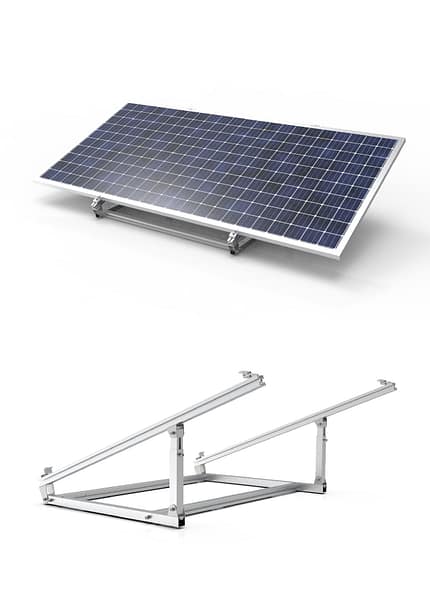 Aufständerung von Solarmodulen für Flachdach Boden Wänden