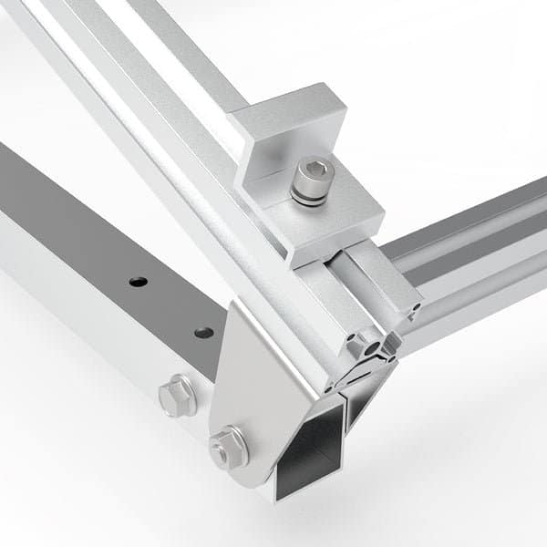 Aufständerung von Solarmodulen für Flachdach Boden Wänden – Bild 3