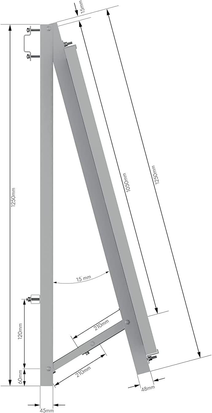 Balkonkraftwerk 870Wp Jinko Solar / 800 W Hoymiles ‪für Flachdach mit Ballastierung – Bild 11