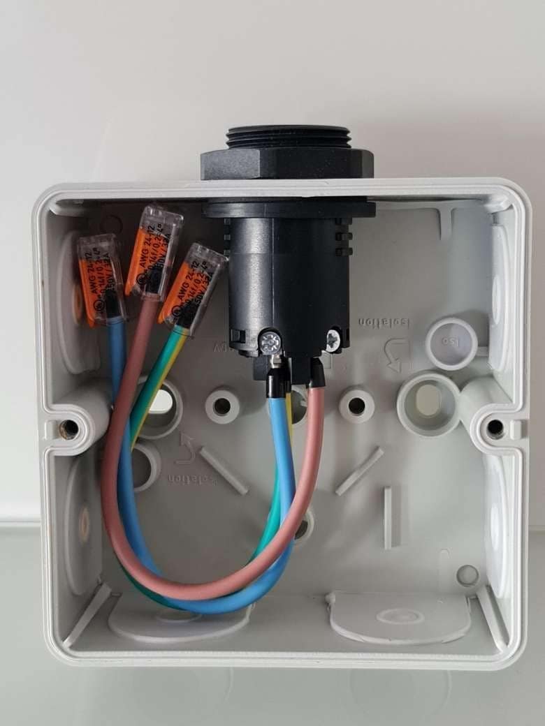 Balkonkraftwerk Anschlussleitung Betteri BC01 auf Wieland RST 3-polig, Adapterfür Mikrowechselrichter Hoymiles Deye Envertech NEP Bosswerk TSUN mit Einspeisesteckdose (10m Kabel, mit einfache Stecker) – Bild 2